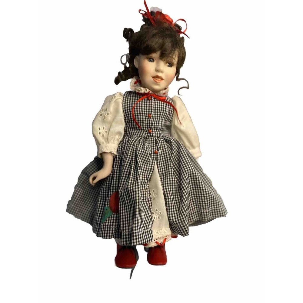 Paradise Galleries Annie Musical Porcelain Doll Collectible 14" by Cindy Shafer